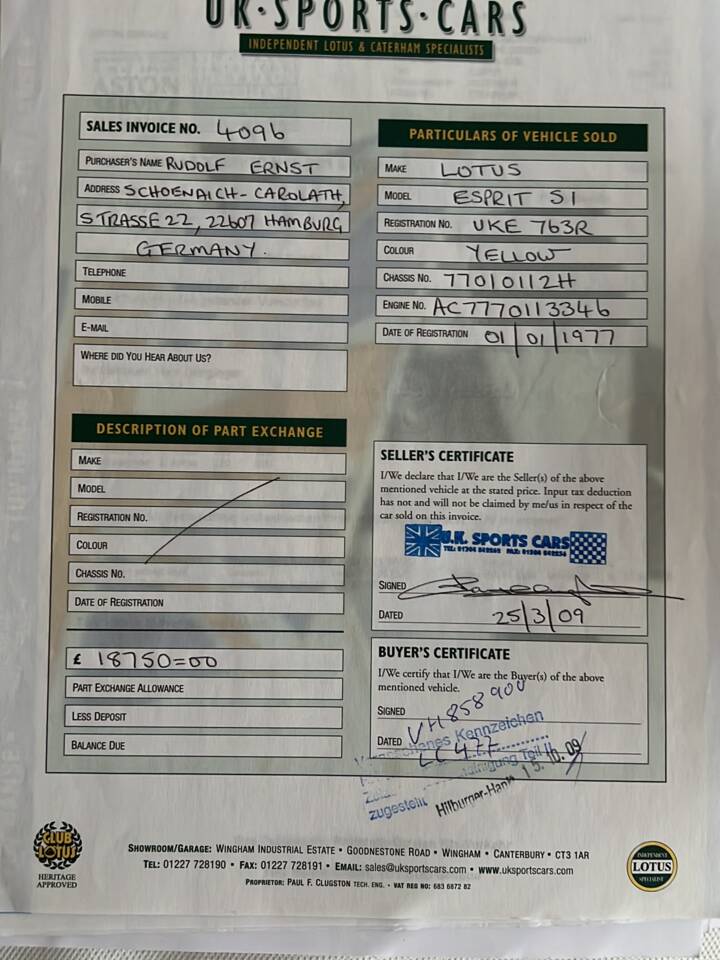 Immagine 22/26 di Lotus Esprit (1977)