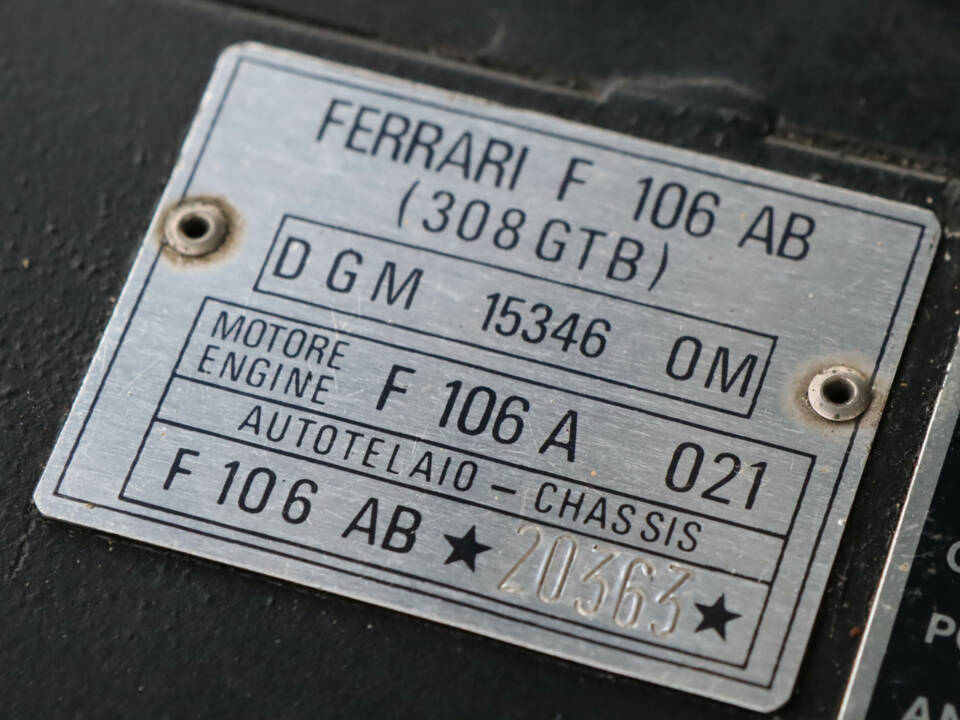 Image 49/50 of Ferrari 308 GTB (1977)
