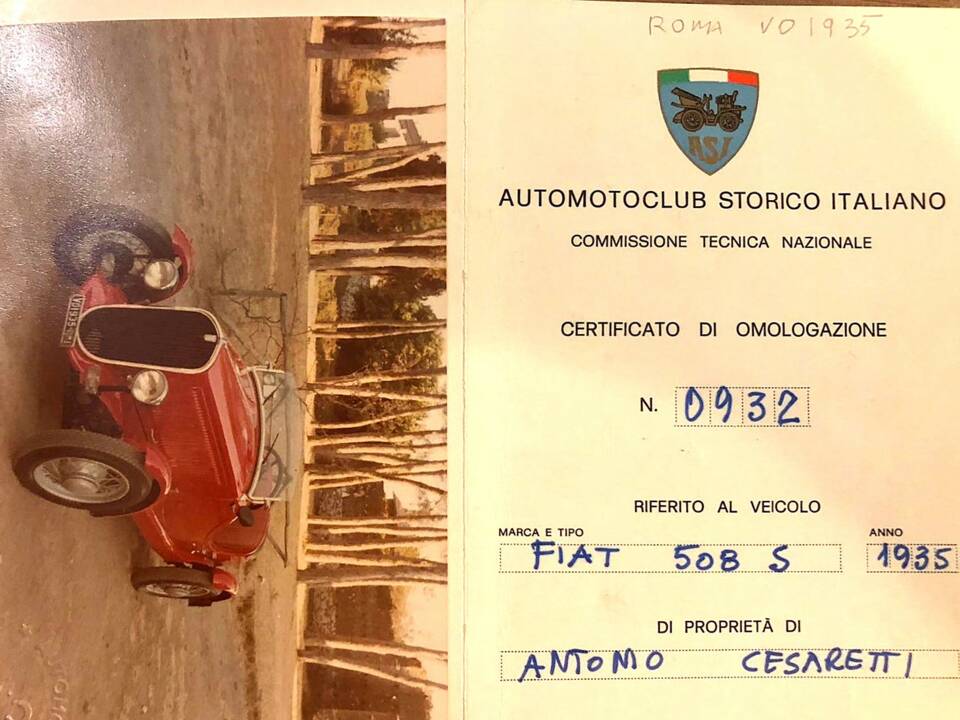 Afbeelding 45/49 van FIAT 508 S Balilla Sport (1935)