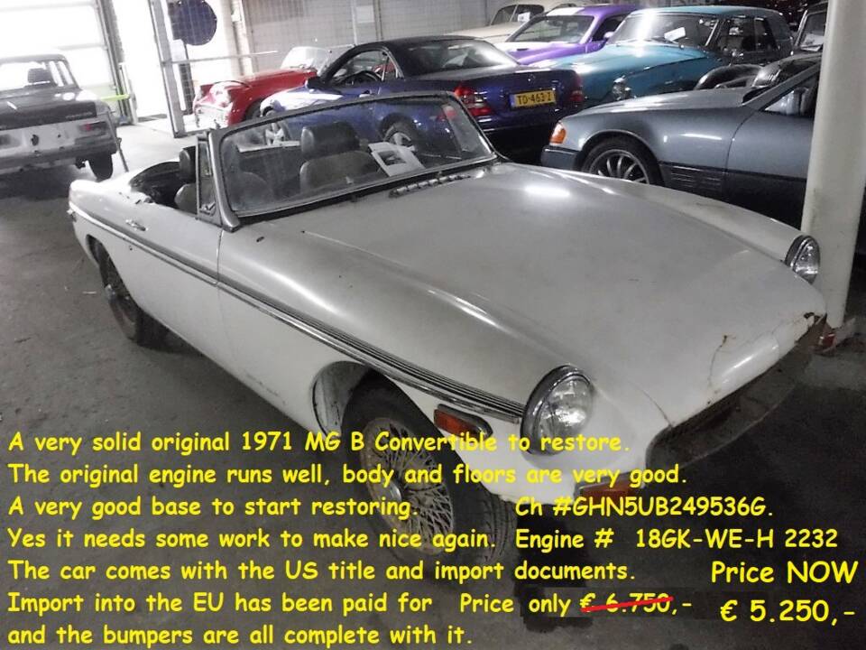 Afbeelding 45/46 van MG MGB (1971)