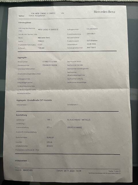 Afbeelding 7/74 van Mercedes-Benz 220 TE (1993)