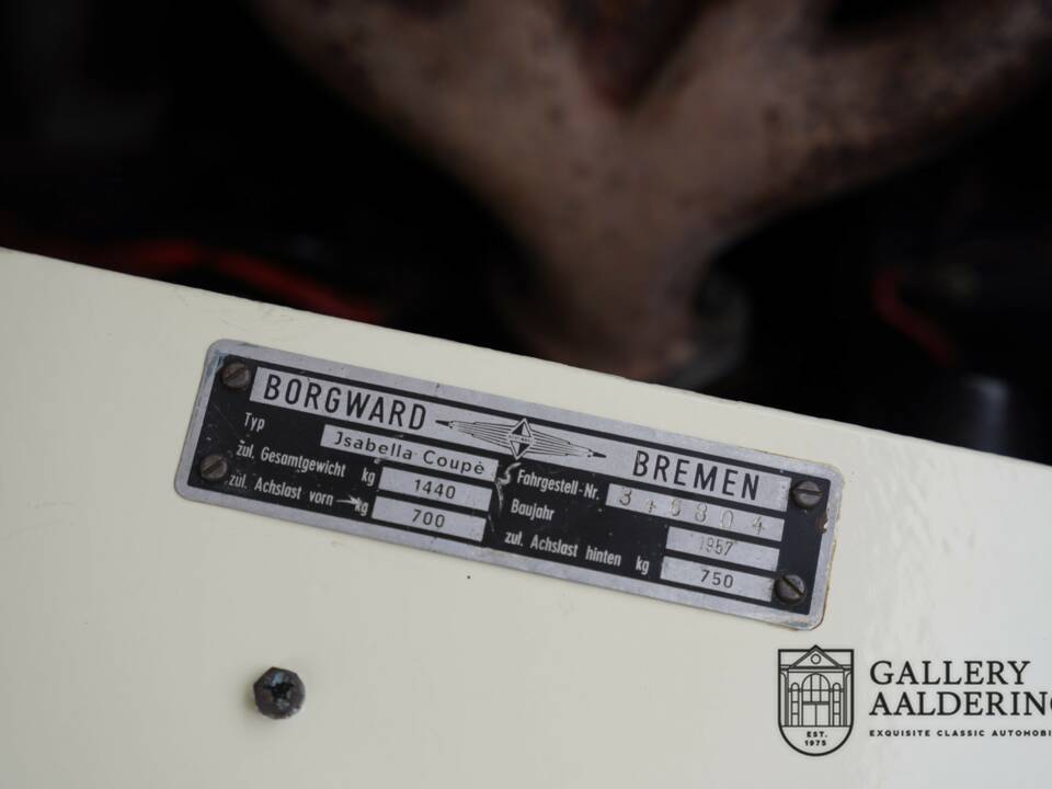 Immagine 25/50 di Borgward Isabella Coupe (1957)