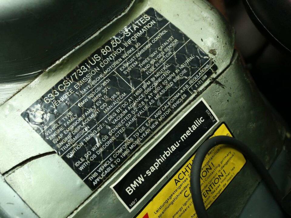 Bild 38/49 von BMW 633 CSi A (1980)