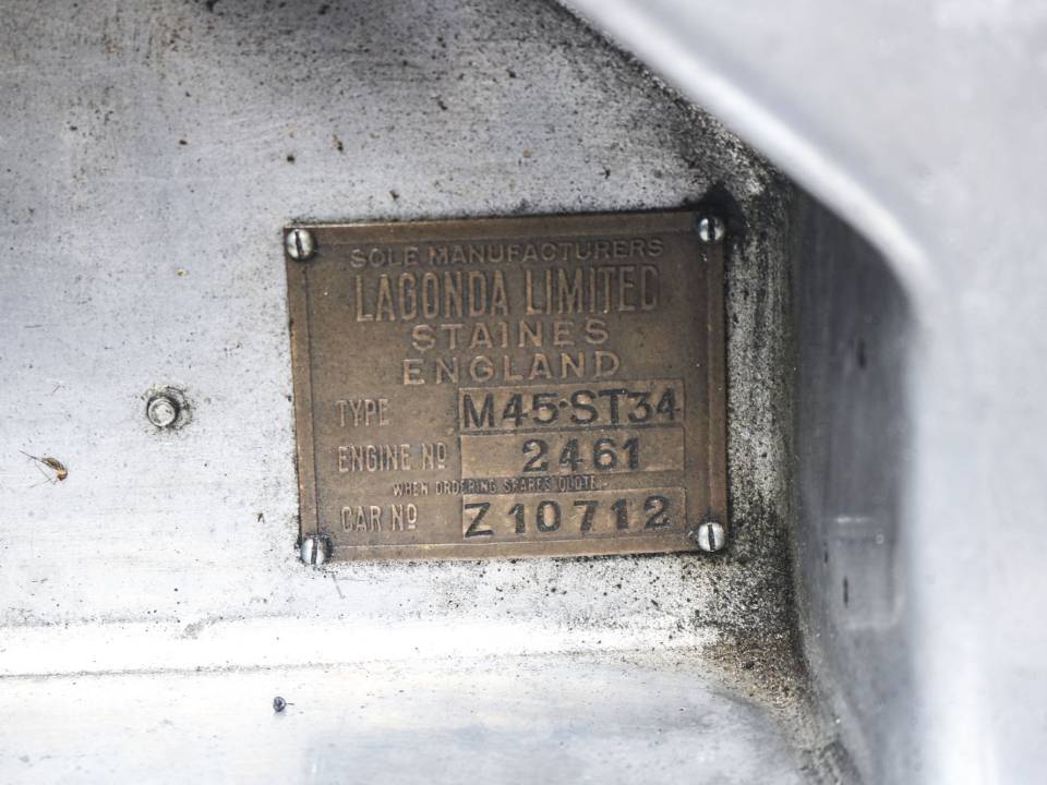 Image 26/50 of Lagonda 4.5 Litre M 45 R Rapide (1934)