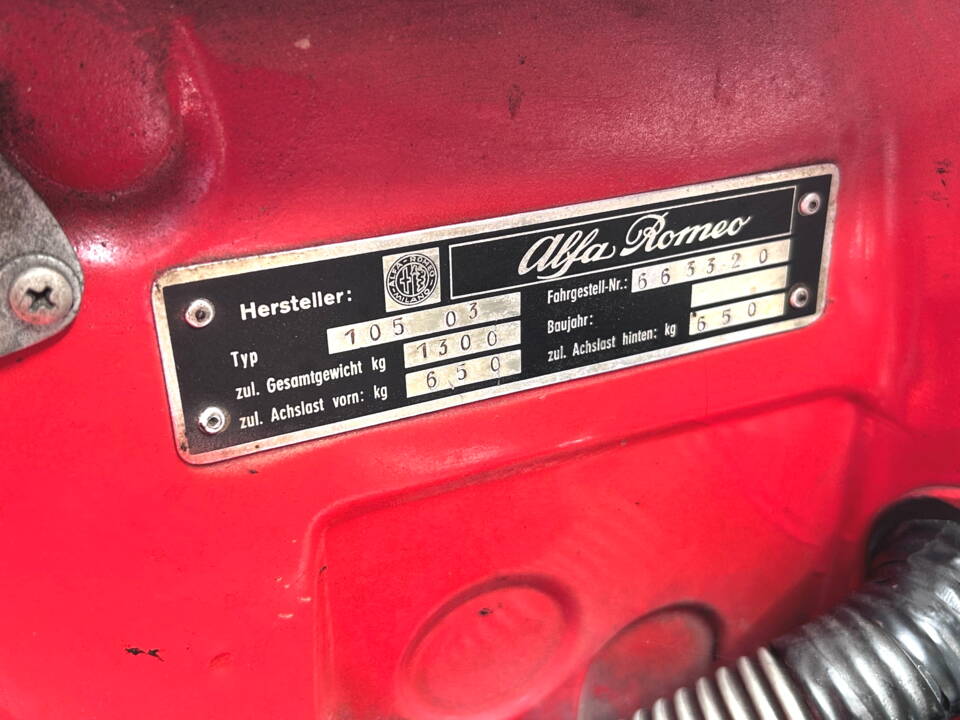 Immagine 21/30 di Alfa Romeo 1600 Spider Duetto (1966)