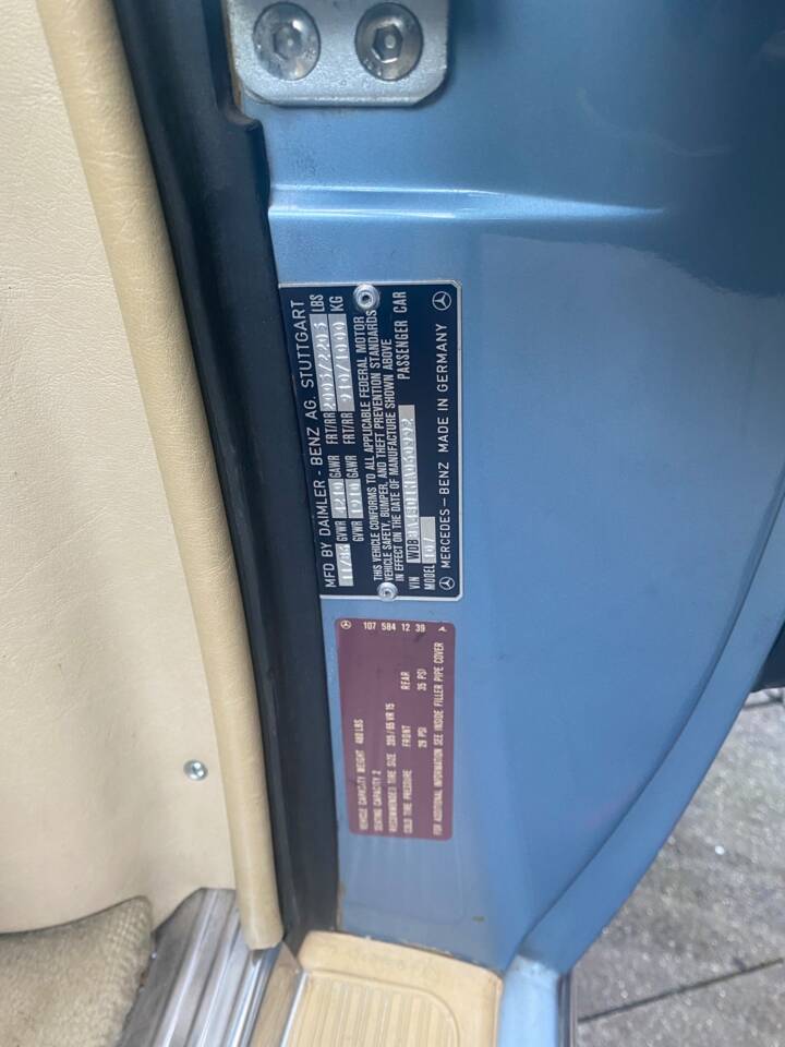 Image 5/19 of Mercedes-Benz 560 SL (1987)