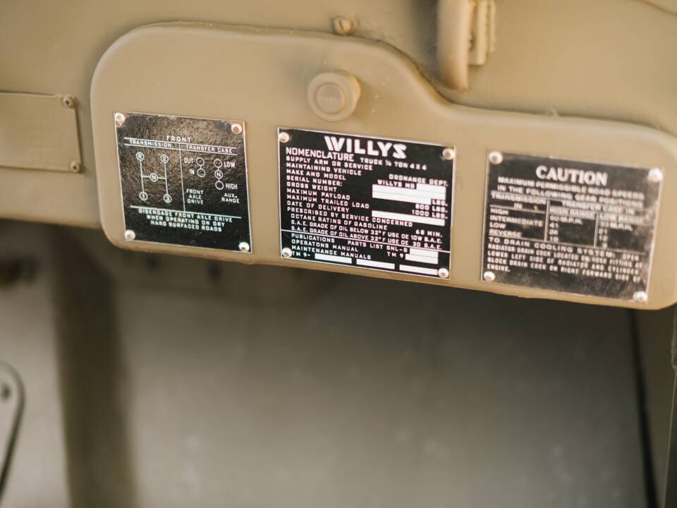 Bild 25/29 von Willys Jeep M38 A1 (1944)