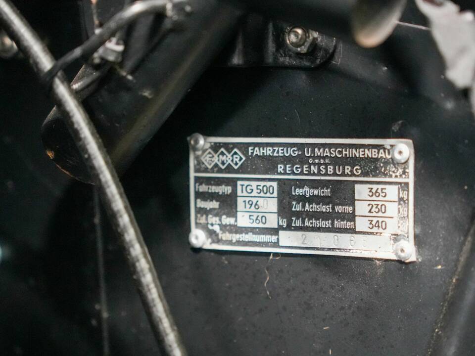 Bild 13/35 von Messerschmitt &#x2F; FMR Tg 500 (1960)
