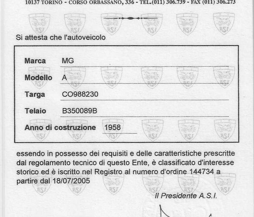 Image 40/41 of MG MGA 1500 (1958)