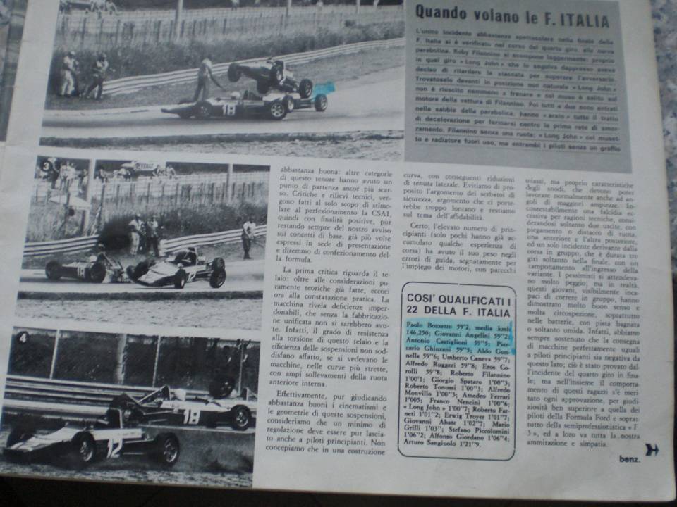 Bild 18/20 von Abarth SE 025 Formula Italia (1971)