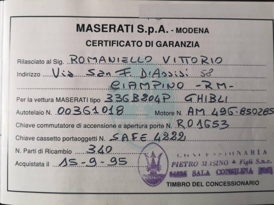 Bild 32/47 von Maserati Ghibli Cup (1995)