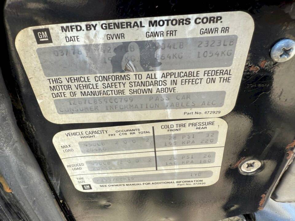 Bild 49/50 von Chevrolet Corvette 25th Anniversary (1978)