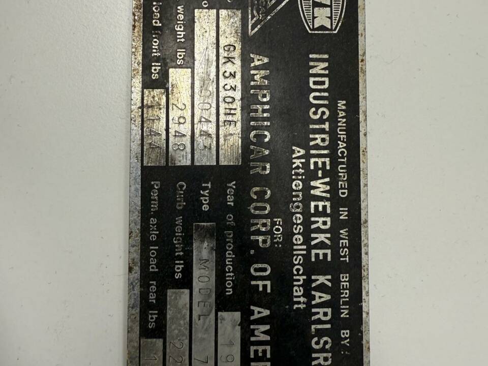 Afbeelding 8/35 van Amphicar 770 (1962)