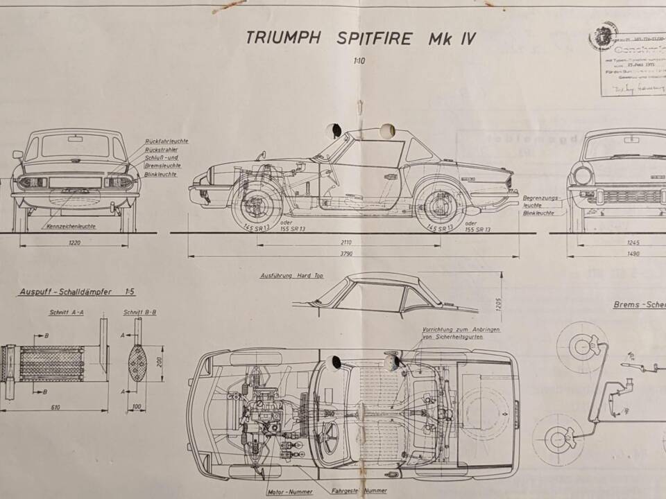 Afbeelding 24/33 van Triumph Spitfire Mk IV (1972)