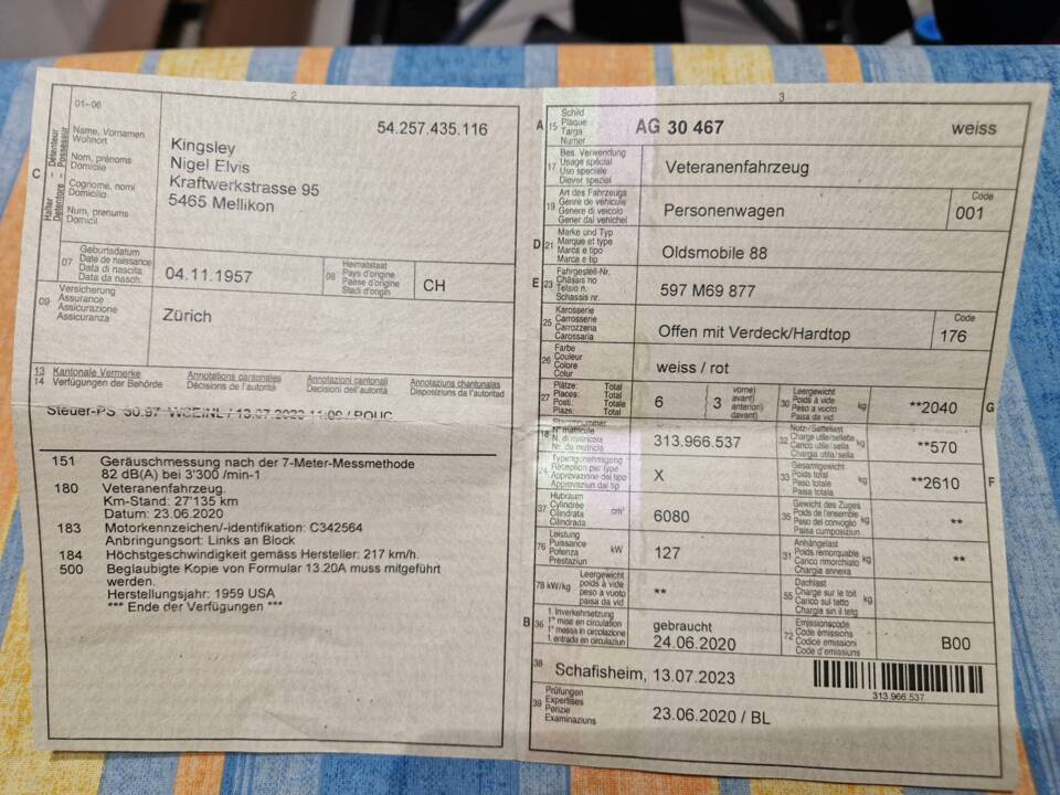 Bild 22/22 von Oldsmobile Super 88 (1959)