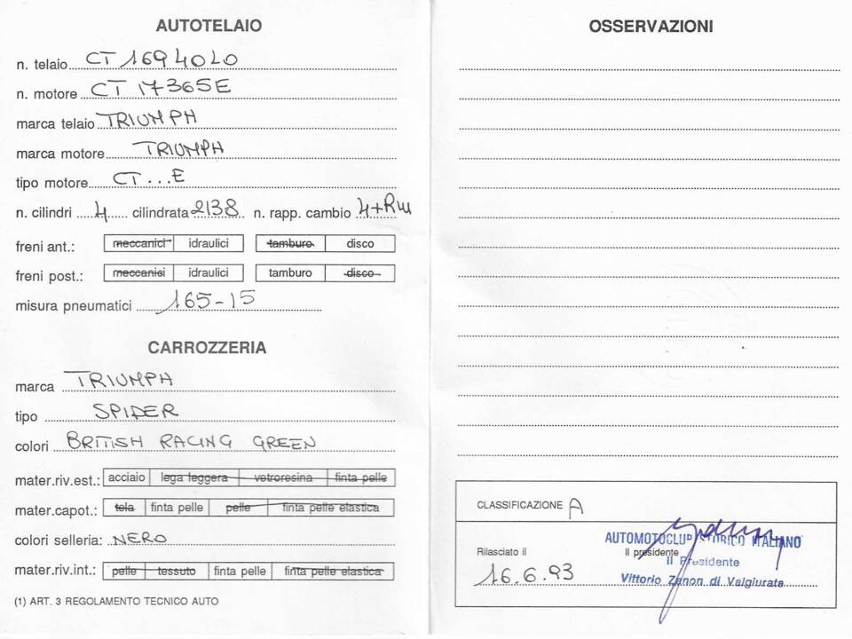 Image 47/48 de Triumph TR 4 (1962)