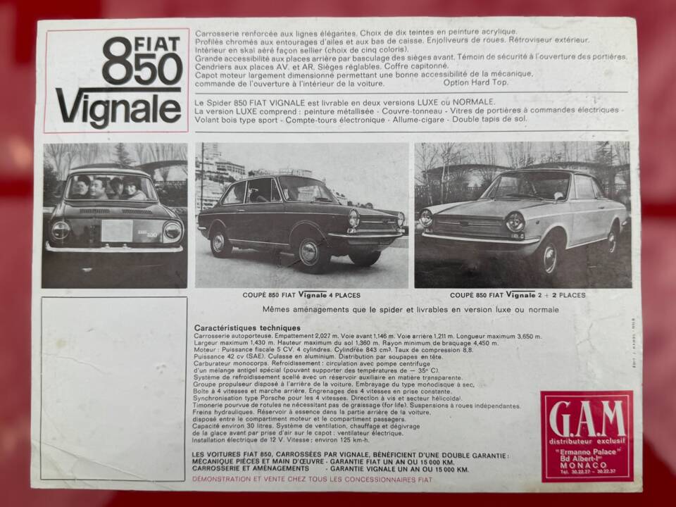 Imagen 21/21 de FIAT 850 Spider (1968)