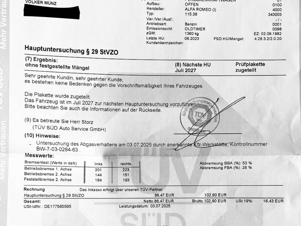 Bild 15/16 von Alfa Romeo 2000 Spider Veloce (1981)