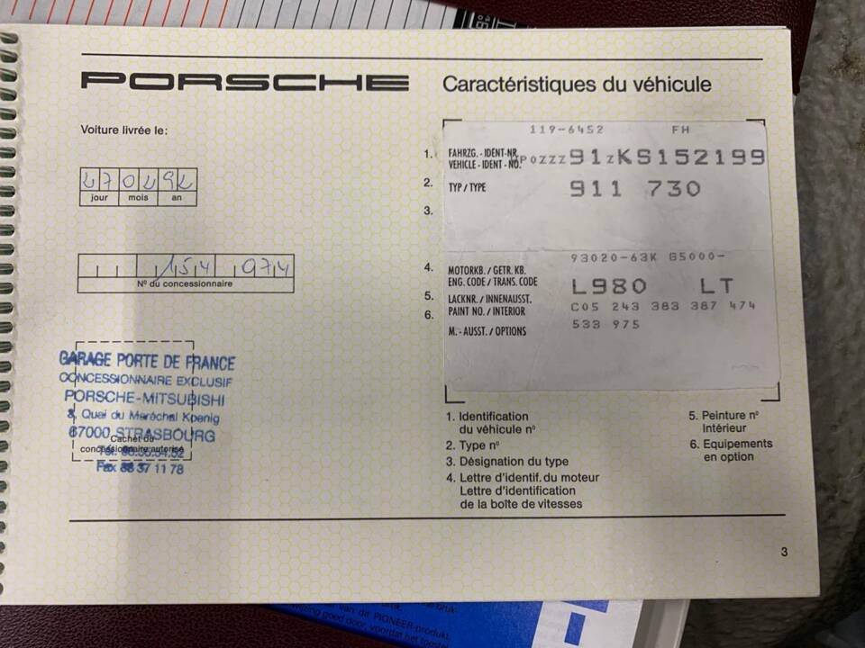 Image 126/132 of Porsche 911 Speedster 3.2 (1989)