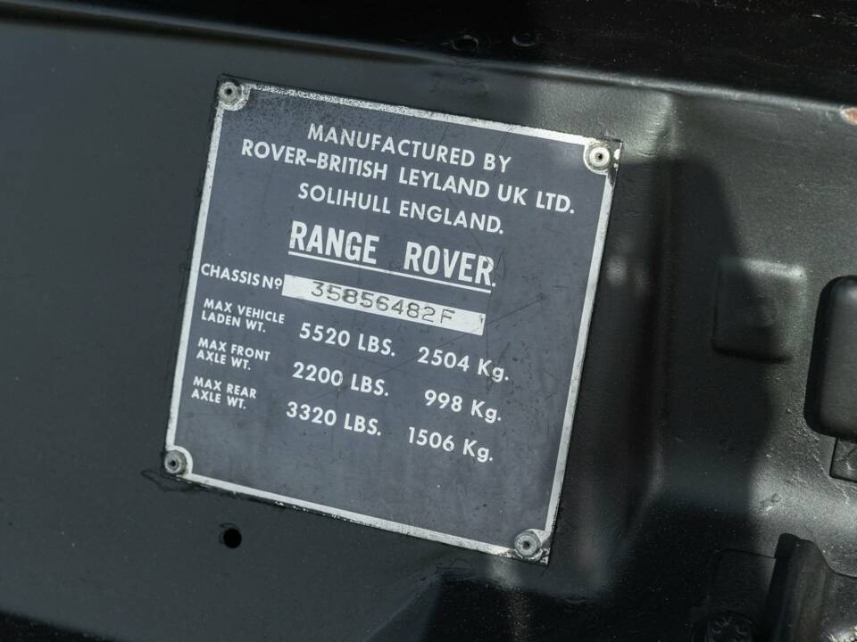 Image 50/50 of Land Rover Range Rover Classic 3.5 (1979)