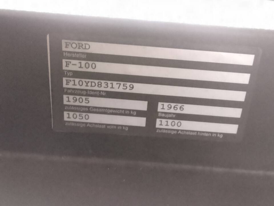 Immagine 38/82 di Ford F-100 (1966)