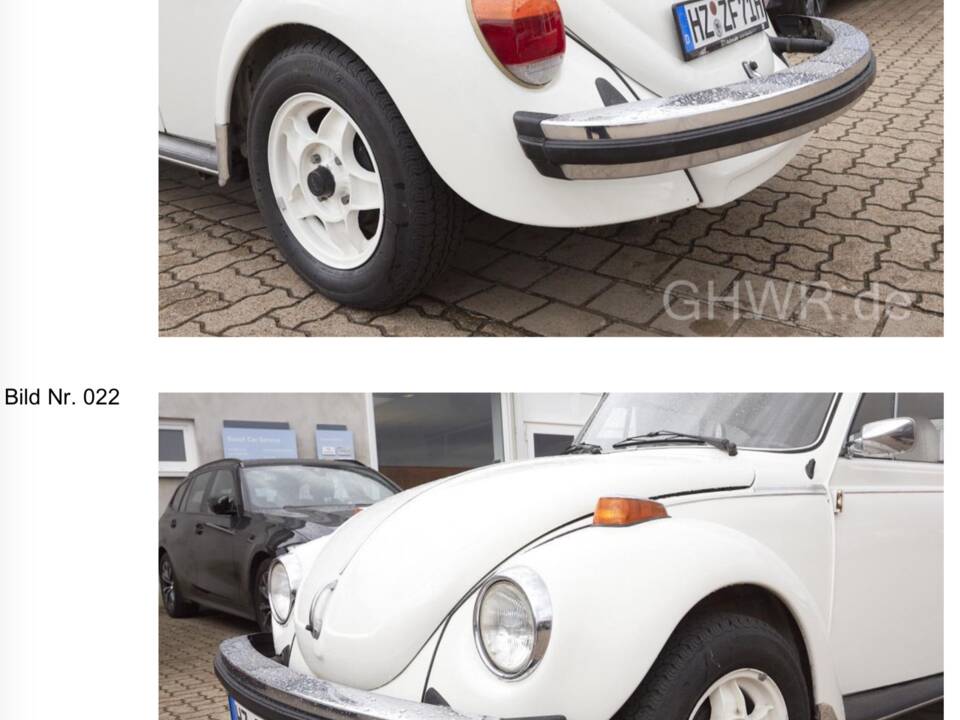Bild 2/10 von Volkswagen Käfer 1303 "Triple White" (1977)
