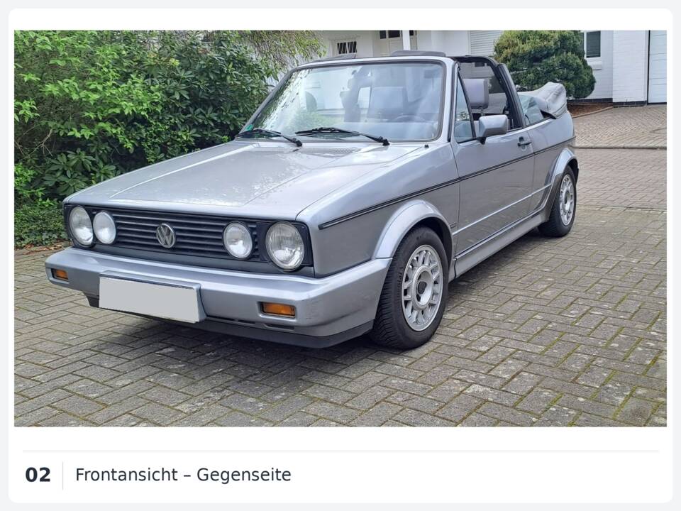 Image 3/15 of Volkswagen Golf Mk I Convertible 1.8 (1988)