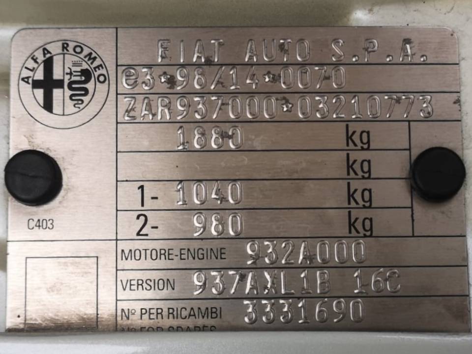 Image 45/49 de Alfa Romeo 147 3.2 GTA (2004)