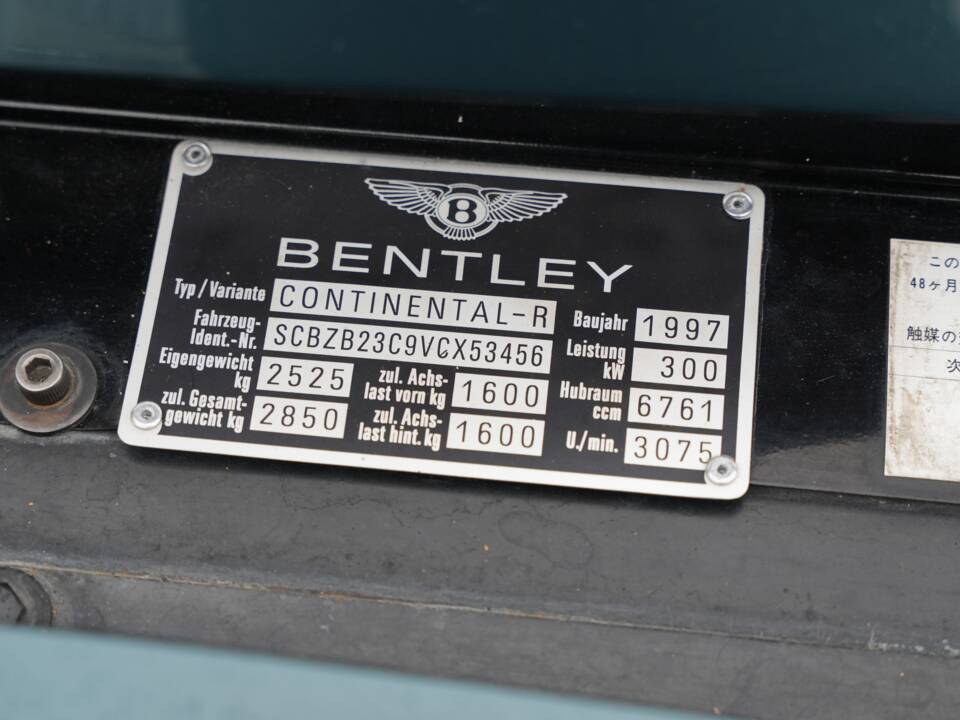 Bild 25/86 von Bentley Continental R (1997)
