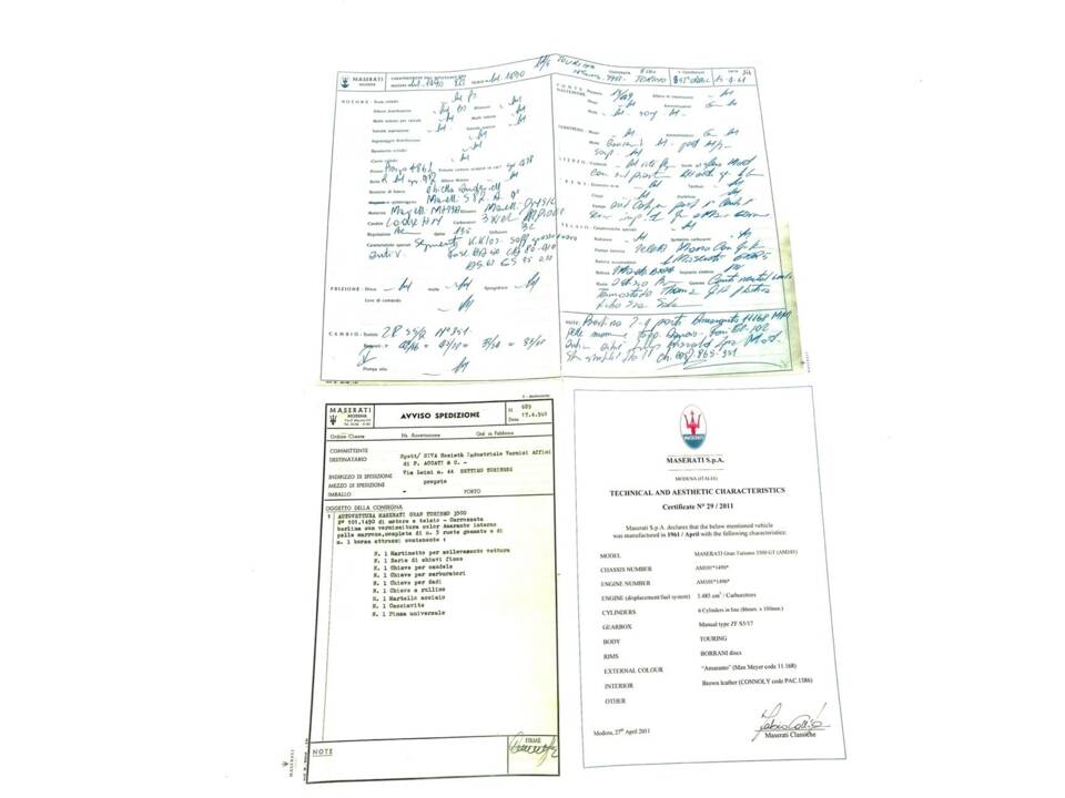 Bild 7/50 von Maserati 3500 GT Touring (1961)