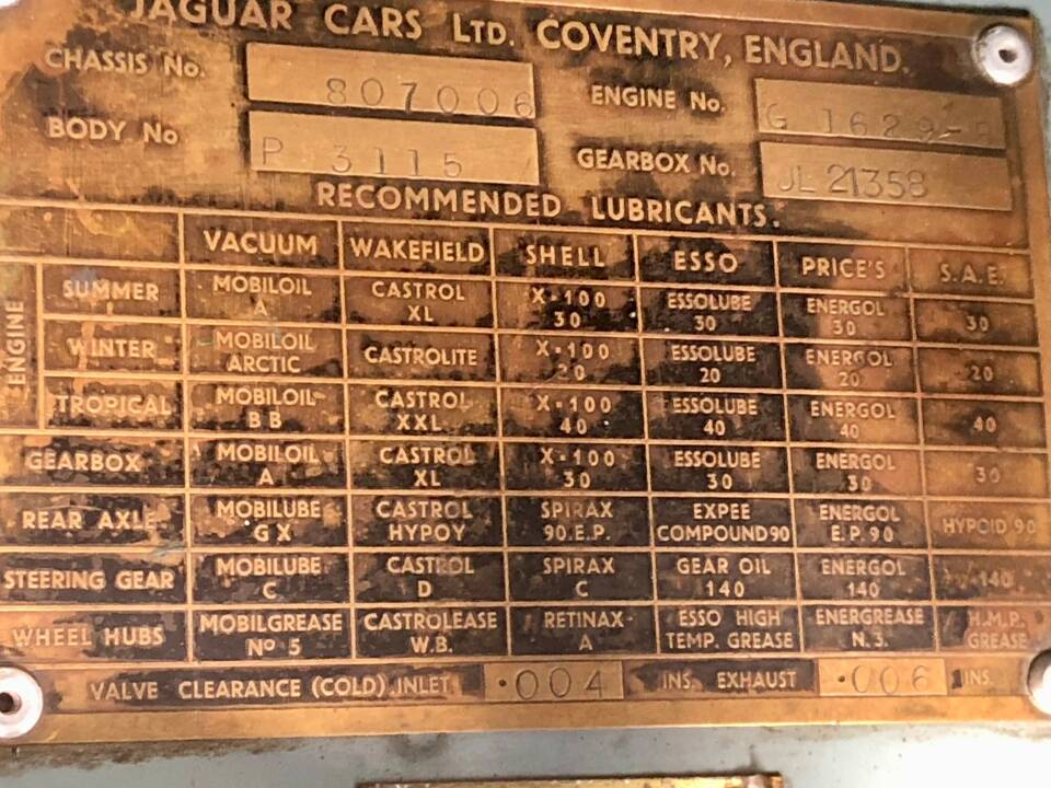 Image 8/10 of Jaguar XK 140 DHC (1954)