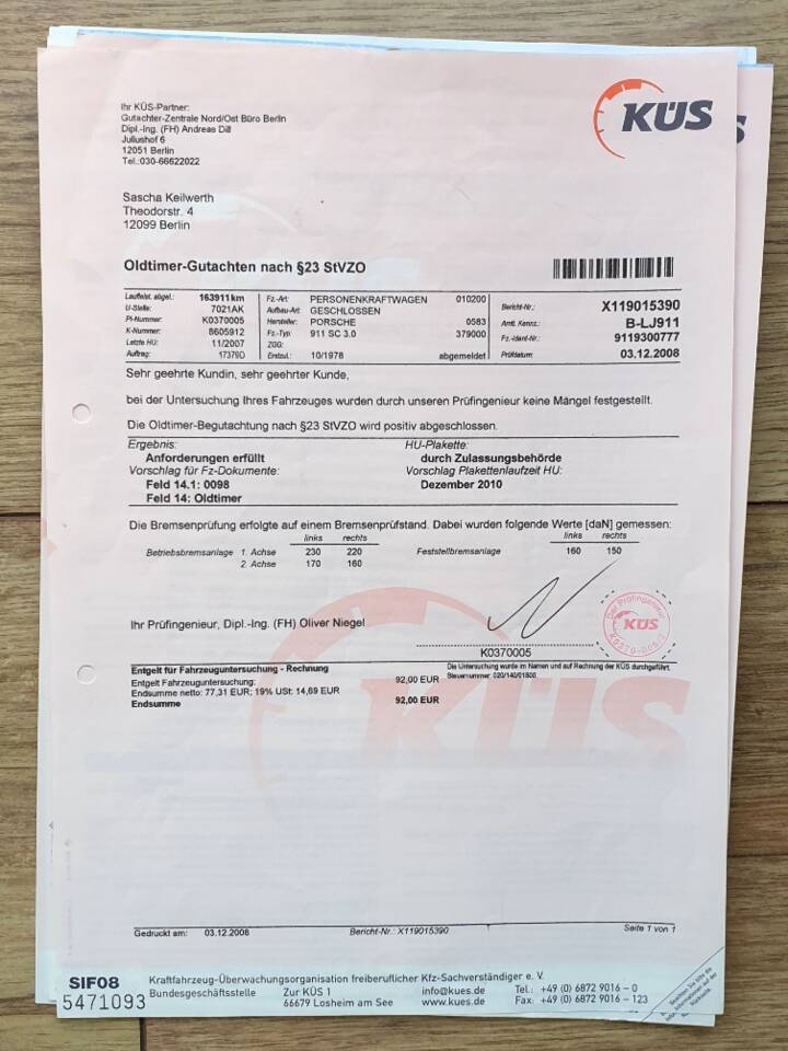 Image 60/64 de Porsche 911 SC 3.0 (1978)