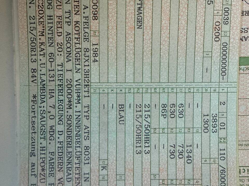 Image 17/18 of Opel Kadett 2,0 E Rallye (1978)