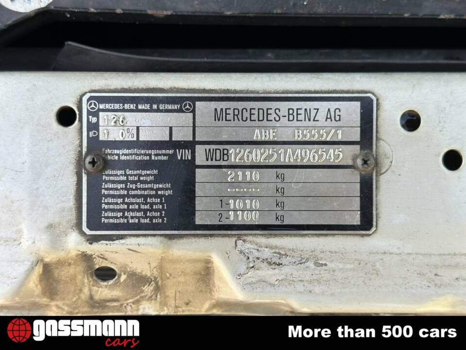 Bild 14/15 von Mercedes-Benz 300 SEL (1989)