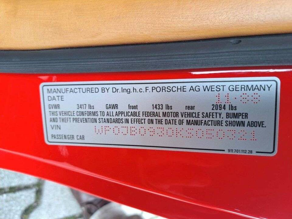 Bild 22/23 von Porsche 911 Turbo 3.3 (1989)