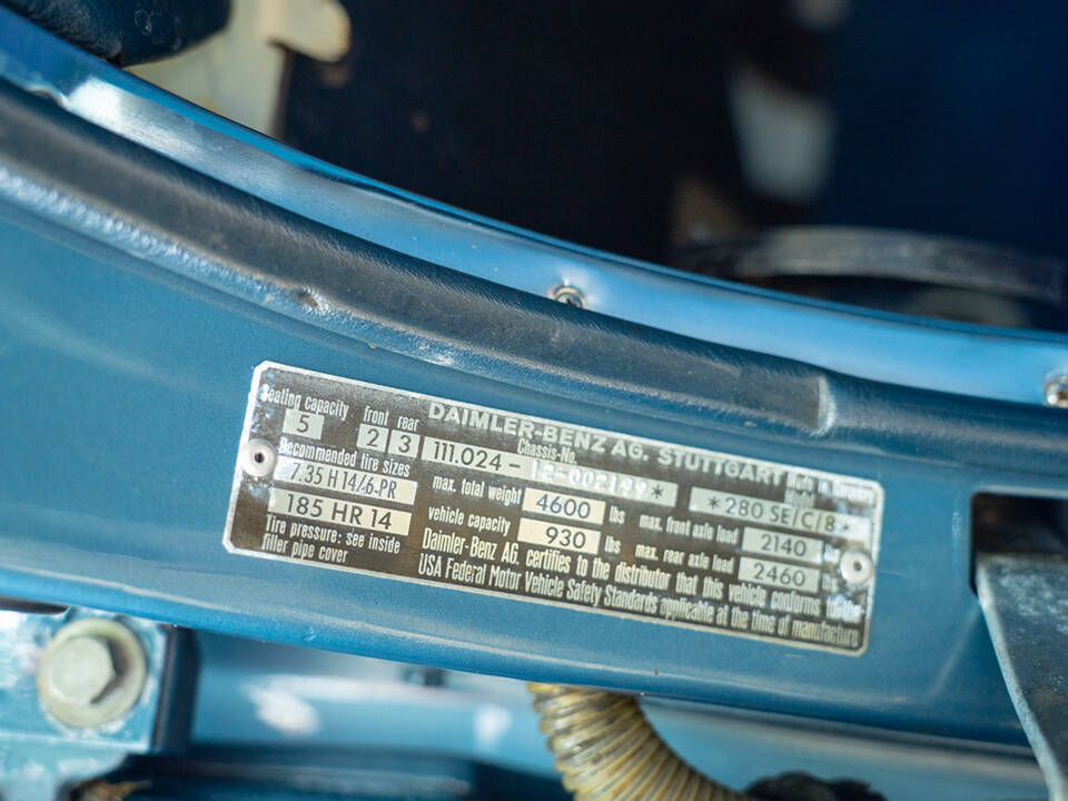 Image 42/48 of Mercedes-Benz 280 SE (1969)