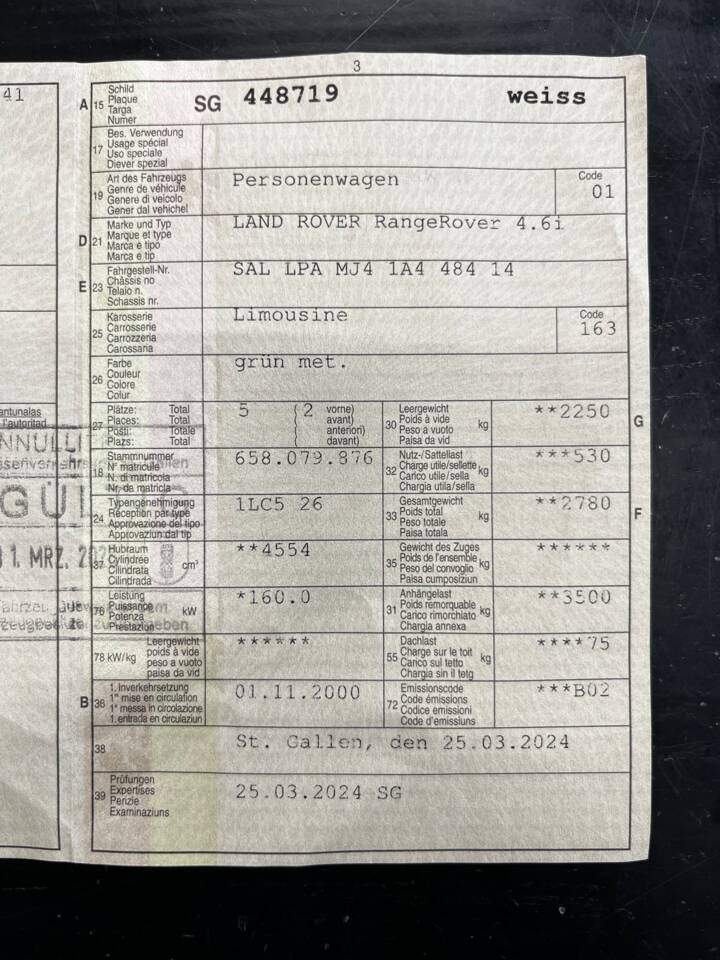 Image 21/23 of Land Rover Range Rover 4.6 HSE "30th Anniversary Edition" (2000)