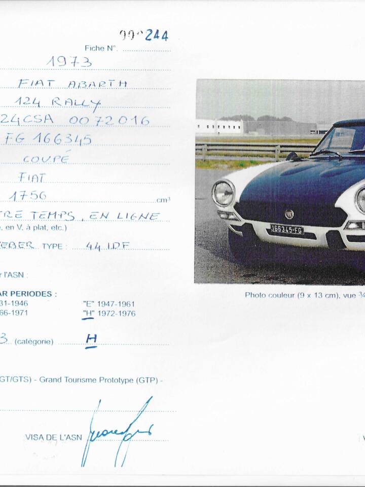 Image 73/73 of FIAT 124 Abarth Rally (1975)