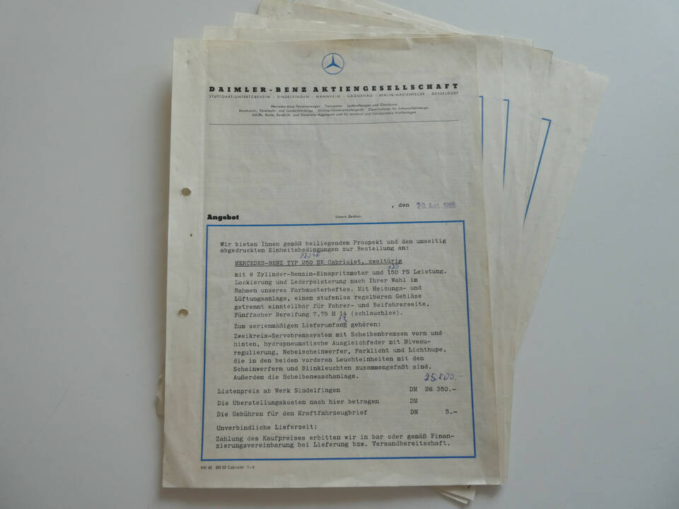 Afbeelding 27/28 van Mercedes-Benz 250 SE (1965)