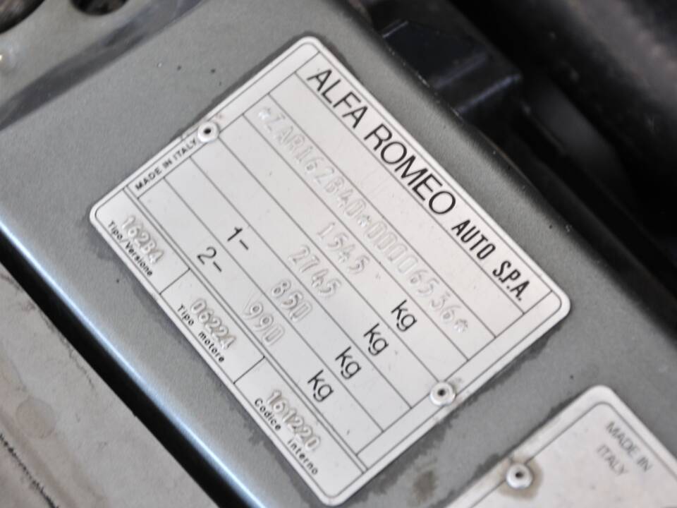 Image 31/34 de Alfa Romeo 75 2.0 Twin Spark (1987)