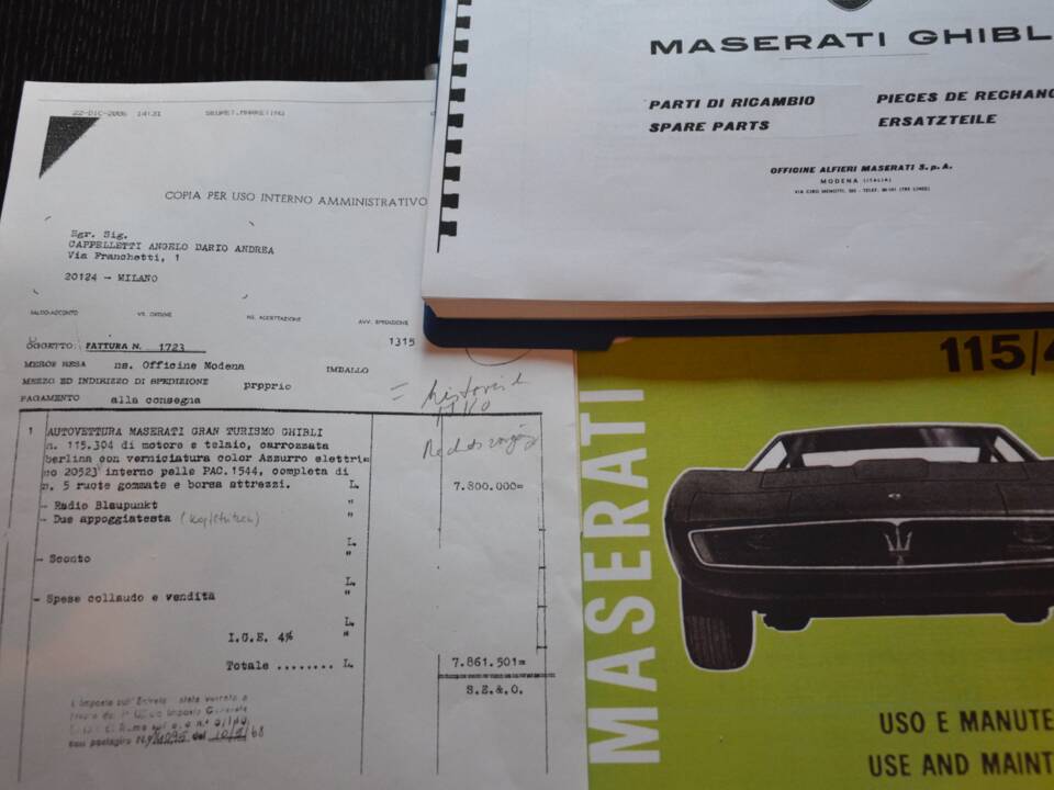 Immagine 19/24 di Maserati Ghibli (1967)