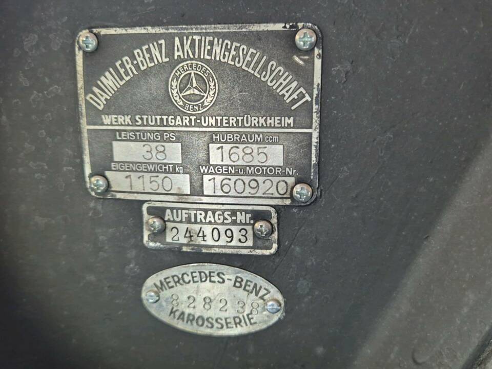 Imagen 18/28 de Mercedes-Benz 170 V  Cabriolet A (1937)