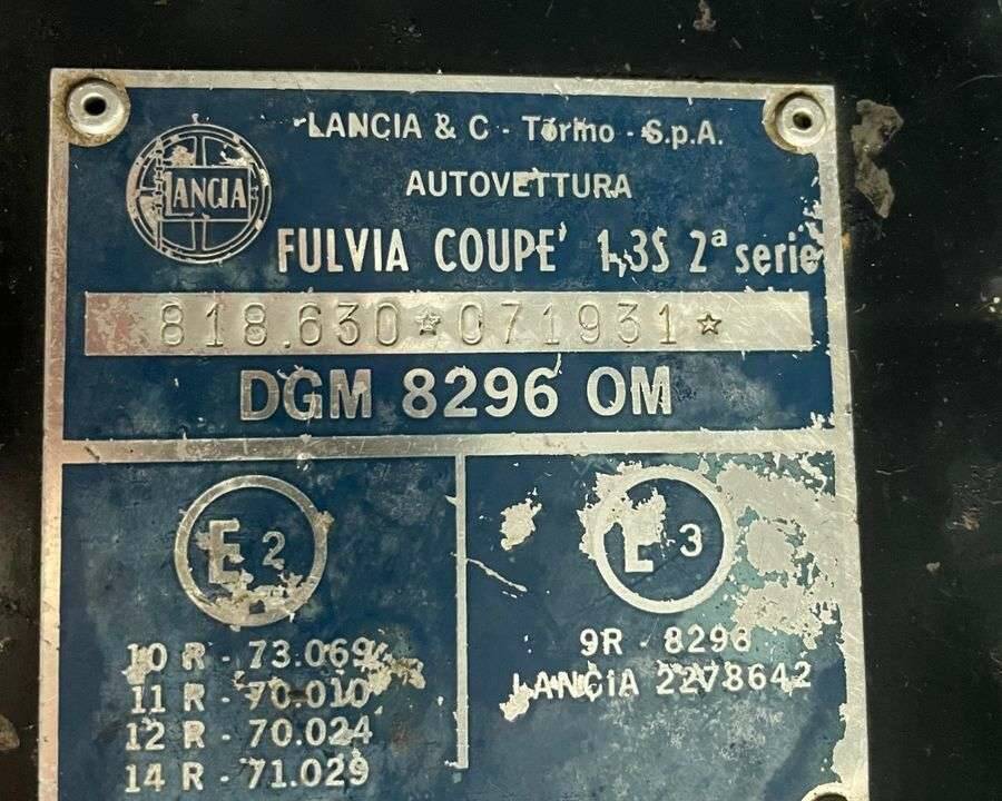 Image 20/20 of Lancia Fulvia 1.3 S (1975)
