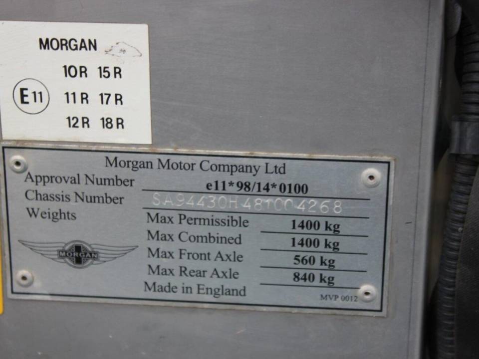 Afbeelding 8/12 van Morgan Roadster V6 (2008)