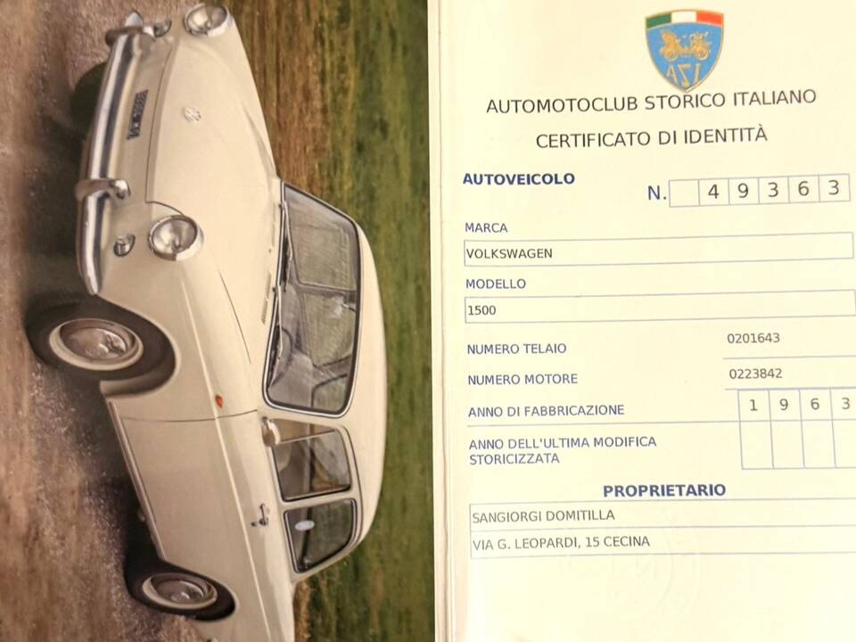 Immagine 17/19 di Volkswagen 1500 (1963)