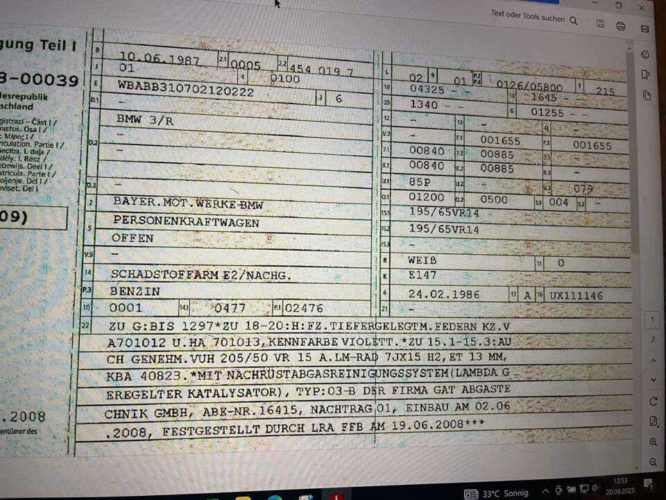 Bild 10/10 von BMW 325i (1987)
