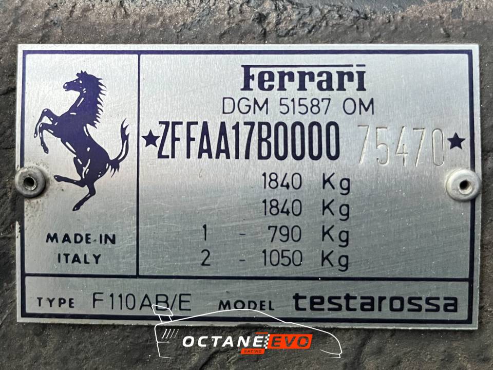 Image 34/49 of Ferrari Testarossa (1988)