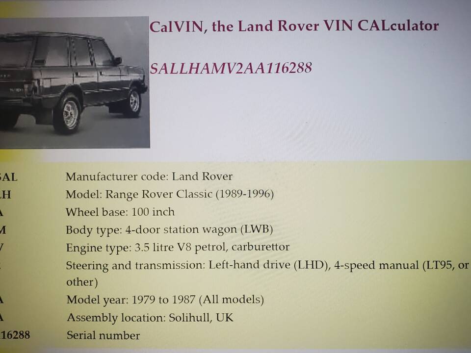 Image 48/50 of Land Rover Range Rover Classic 3.5 (1981)