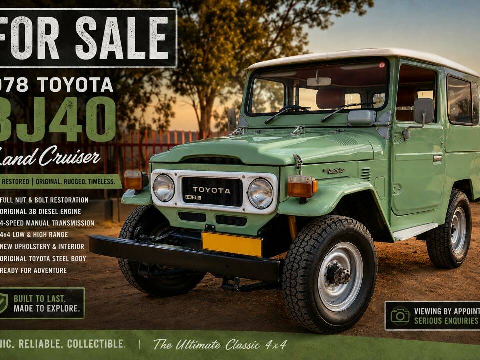 Imagen 1/11 de Toyota Land Cruiser BJ 40 (1978)