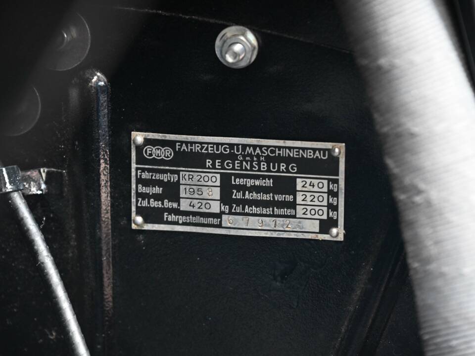 Immagine 49/50 di Messerschmitt / FMR KR 201 (1958)